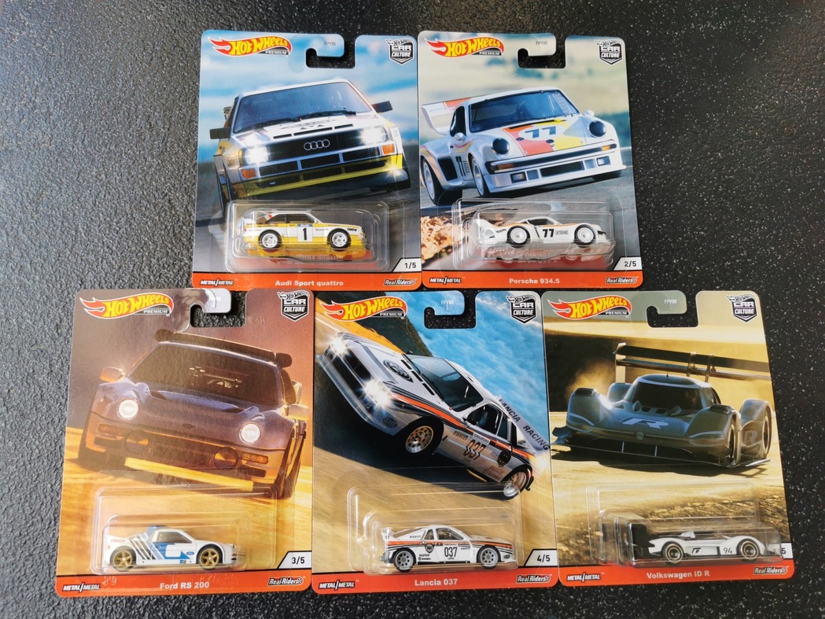 コンプリート 5台セット　ホットウィール　THRILL CLIMBERS Hot Wheels Premium Thrill Climbers Set of 5 - Audi,Porsche