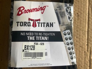 Browning V-Belt BX128 TorqTitan EPDM Gripnotch Notched V-Belt - Cogged