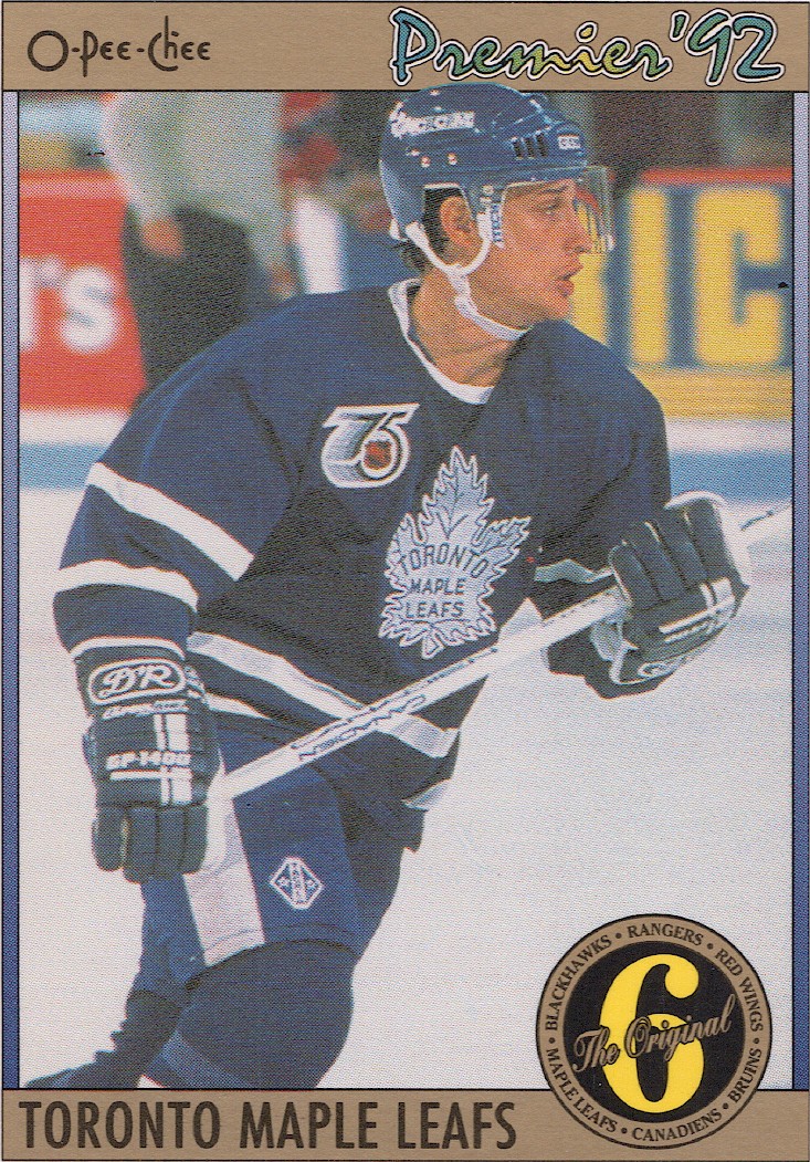 1992 O-Pee-Chee Premier Robert Cimetta #160 NHL Toronto Maple Leafs Hockey