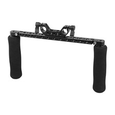 Sponge Handle Grips 15mm Dual Rod Clamp DSLR Camera Shoulder Rig Accessory