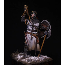 1/24 Scale Medieval Crusader Knight Resin Figure Model Templar Warrior
