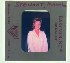 1940'S-50'S ACTRESS MARTHA STEWART Orig Candid Photo 35mm slide transparency 355