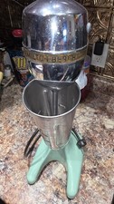 Vintage Hamilton Beach "Number 30" Milkshake/Malt Mixer Jadite Green, 1 Cup