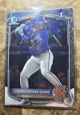 2025 Bowman Chrome - Prospects Christopher Suero #BCP-191 Laser Refractor (RC)