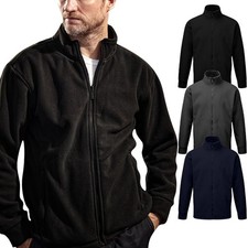 PLAIN NO TEXT Classic FLEECE Jacket Full Zip Work Wear Warm Winter Clothing