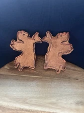 Michael Bonne Copper Cookie Cutter Set Of 2 Angels Christmas