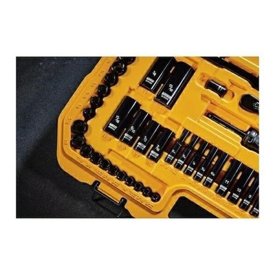 DEWALT DWMT45184 Black Chrome Mechanics Tool Set, 184pcs w/ Hard