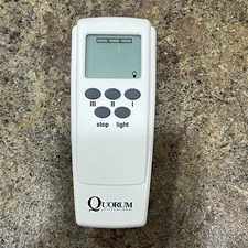 Quorum International LCD Ceiling Fan Remote Control 7.3000 TESTED