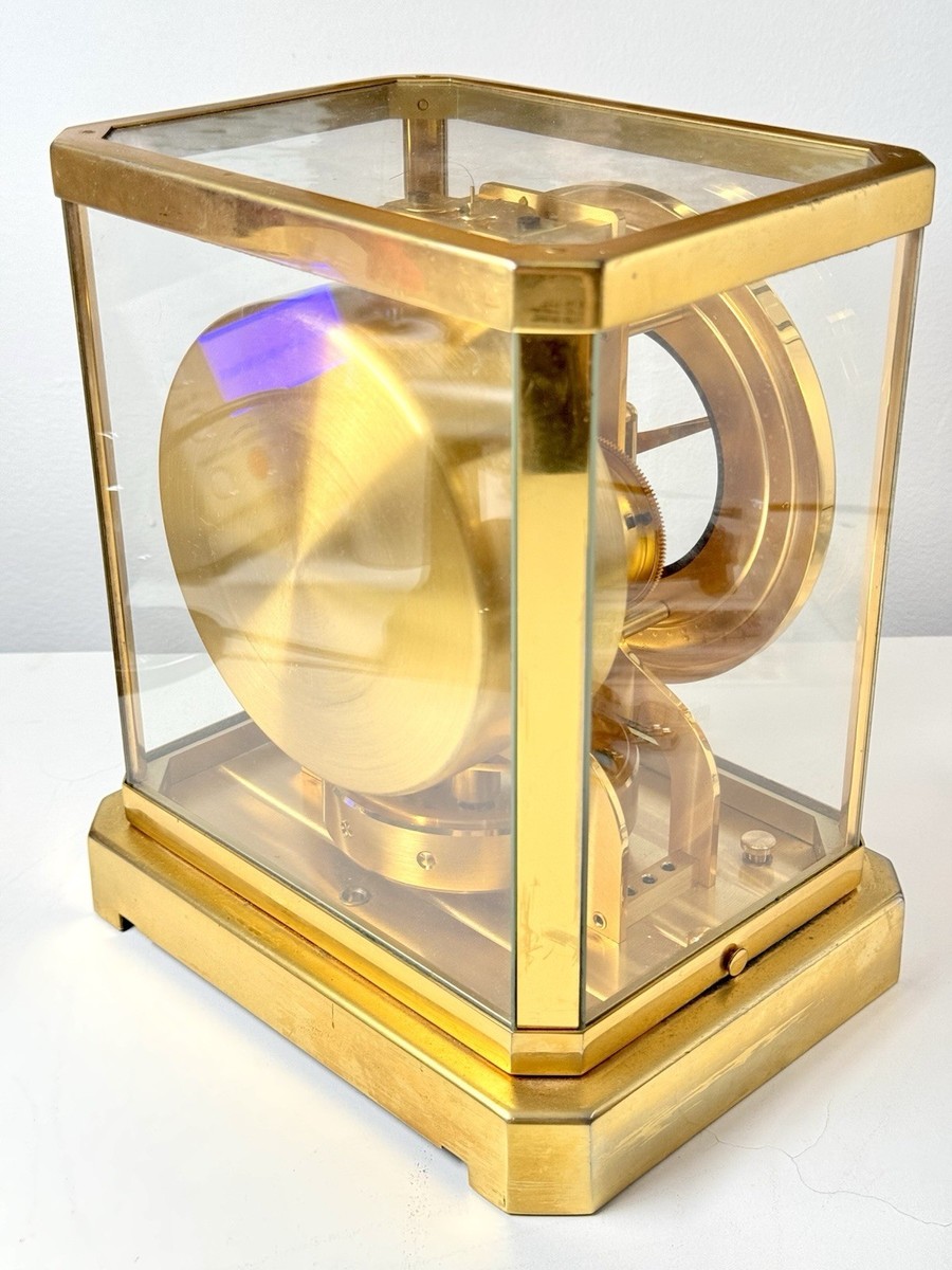 Vintage Jaegar-LeCoultre Atmos Clock Blue Screw Early #28806