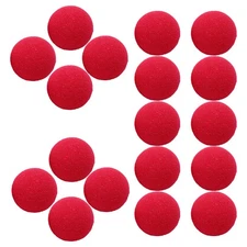 3 Pack Red Clown Nose for Kids Sponge Carnival Cosplay Prop Decor