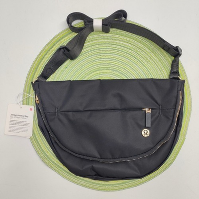 #ad lululemon athletica All Night Festival Bag 5L • Black Gold • New $45.99