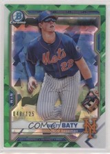2021 Bowman Sapphire Edition Chrome Prospects Green Refractor Brett Baty 0s9t