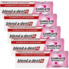 blend-a-dent 5 x 47g Super Haftcreme Extra Stark Neutral