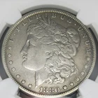 1880 Morgan Silver Dollar $1 - NGC VF Details - Improperly Cleaned - 90% Silver