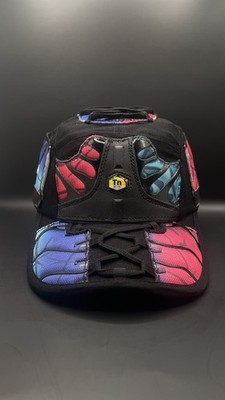 Nike TN Air Max Plus Reworked Cap 1/1 Blue Pink Custom Upcycled From TN Shoes