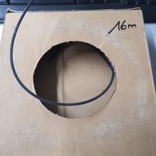 16-metrowy kabel instalacyjny 230 / 400 V czarny 1x1,52 resztki po przebudowie