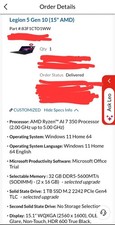 Lenovo Legion 5 15" AI 7 RTX 5060 32GB 1TB 3yr* Warranty & AccProt Gaming Laptop