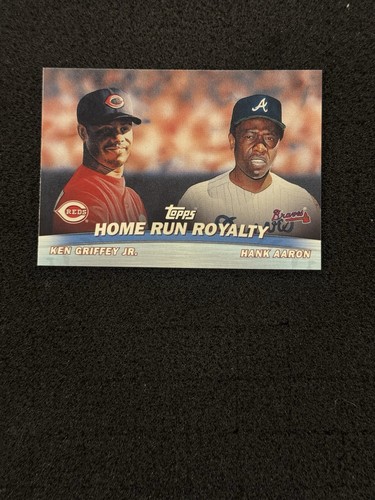 2001 H. Aaron, K. Griffey [Refractor] #TC9