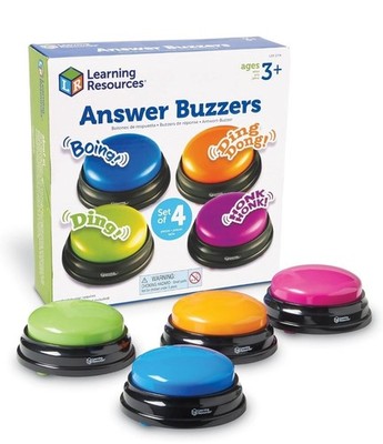 Answer Buzzers - Classroom Must Haves Supplies, Kids Toys, Sound Effect Button, 