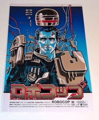 Robocop Paul Verhoeven Japan Alternate 1987 Poster 19''x13'' Sci-Fi/Action