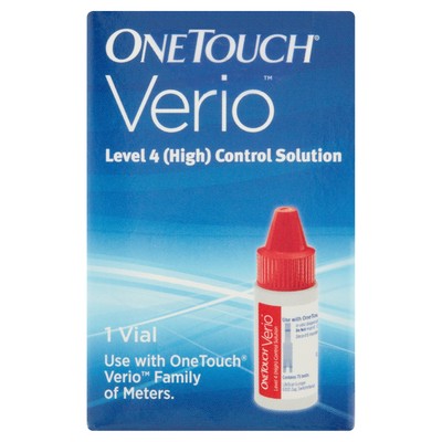 OneTouch Verio Level 4 Control Solution Vial For Glucose Meter & Test Strip 1 Ct