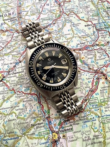 Vintage Omega Seamaster Deep Blue 120