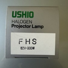 USHIO FHS 82V 300W Halogen Projector Lamp Made Japan NOS New In Box C
