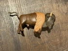 Vintage Playmobil Buffalo Bison Brown Plastic Animal Figure Western 1988