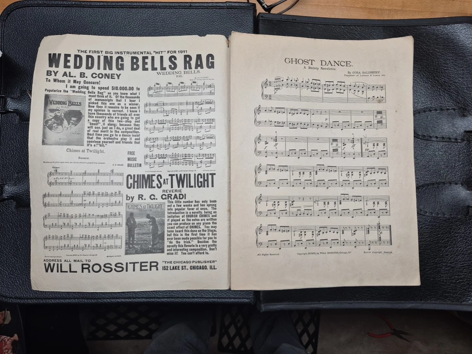 Partituras raras Ghost Dance 1911 de Cora Salisbury Foto 3 de 4