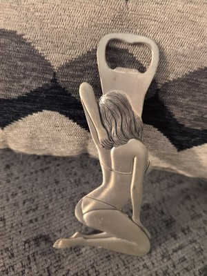 #ad #ad Beer Bottle Opener BIKINI Girl BARWARE PEWTER $7.50