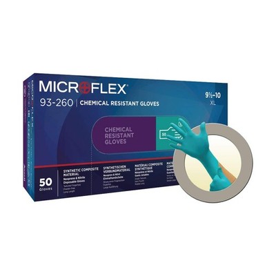 Microflex 93260 Einmalhandschuh für Chemikalienschutz, Patentierte Formulieru...