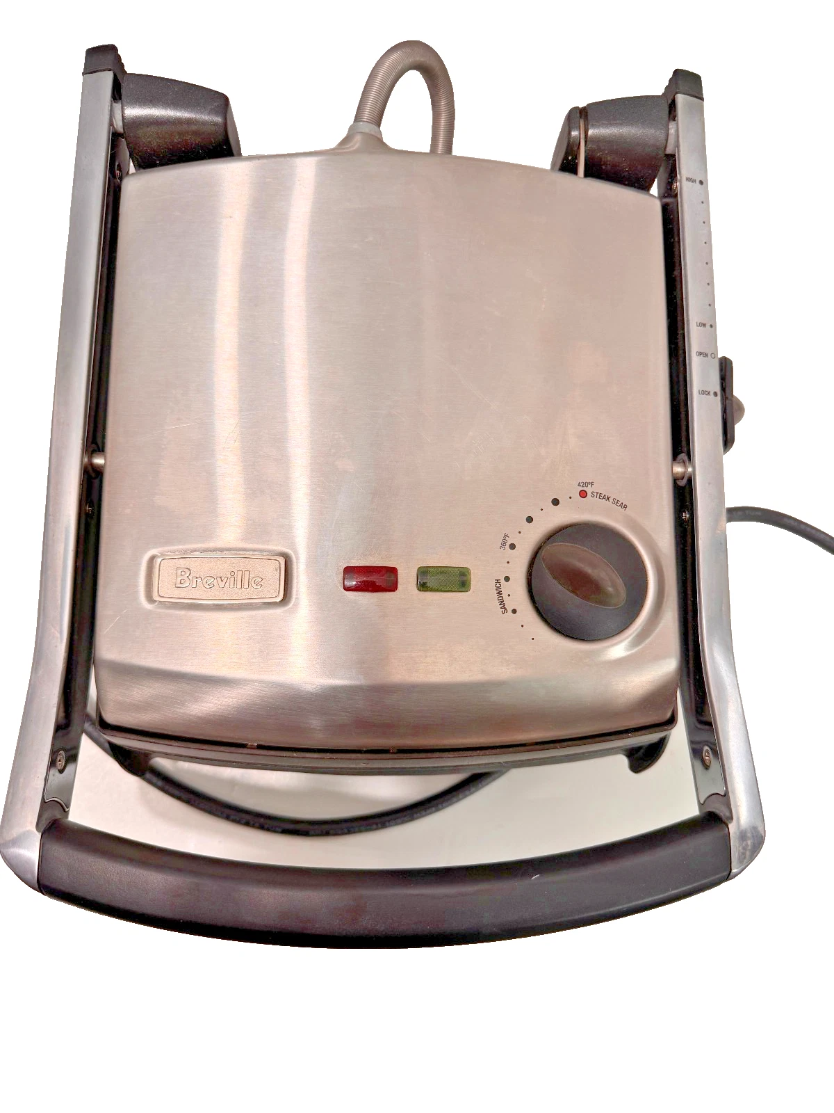 Breville Sandwich Grill Panini Press TG400XL Steak Sear Option Tested Works