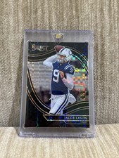 2020 Panini Select Football #348 Jacob Eason Black Finite 1/1 Field Level Rookie