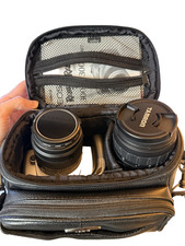 Canon EOS Rebel Ti 35mm SLR w/ EF 35-80mm  Tamron 75-300mm Lens  Bag  Filter