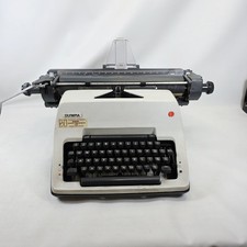 Olympia SG3 Manual Typewriter Grey White 18" Carriage Vintage Retro Office Desk