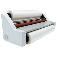 13"Hot & Cold Roll Laminator Dual Sided Film Laminating Machine+656' Glossy Film