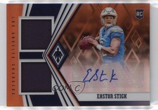 2019 Panini Phoenix RPS Rookie Dual Jersey Orange 67/75 Easton Stick Auto 2f4