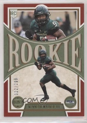 2022 Panini Legacy Rookies Red 22/299 Kenneth Walker III #158 Rookie RC qf8