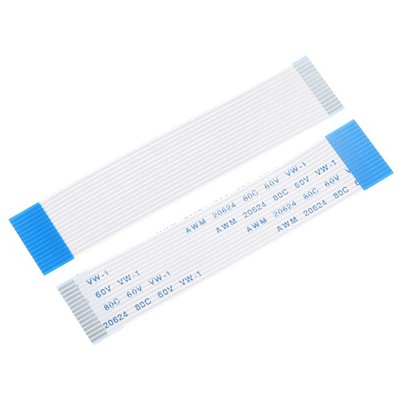 10pcs FFC Ribbon Flat Flexible Cable 15 Pins 0.5mm 100mm (B Type) for LCD Laptop