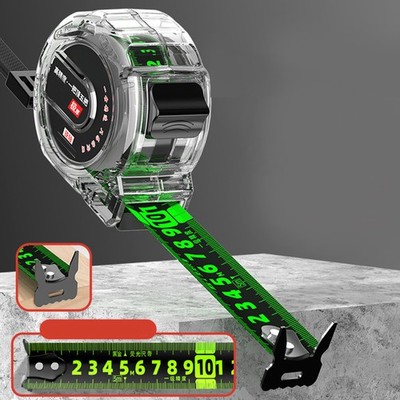 Tape Measure Retractable Thick Electroplated Stainless Steel High Accuracy ZDYI