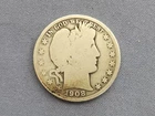 1908 O USA - ½ Dollar - Circulated Barber Half Dollar - .900 Silver Coin
