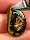 12 cts fancy Yowah Nuss Nut Opal Anhänger Boulder mit  schöner Zeichnung ?