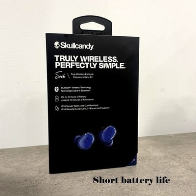 Skullcandy Sesh Earbuds - Indigo - Used - Short Battery Life
