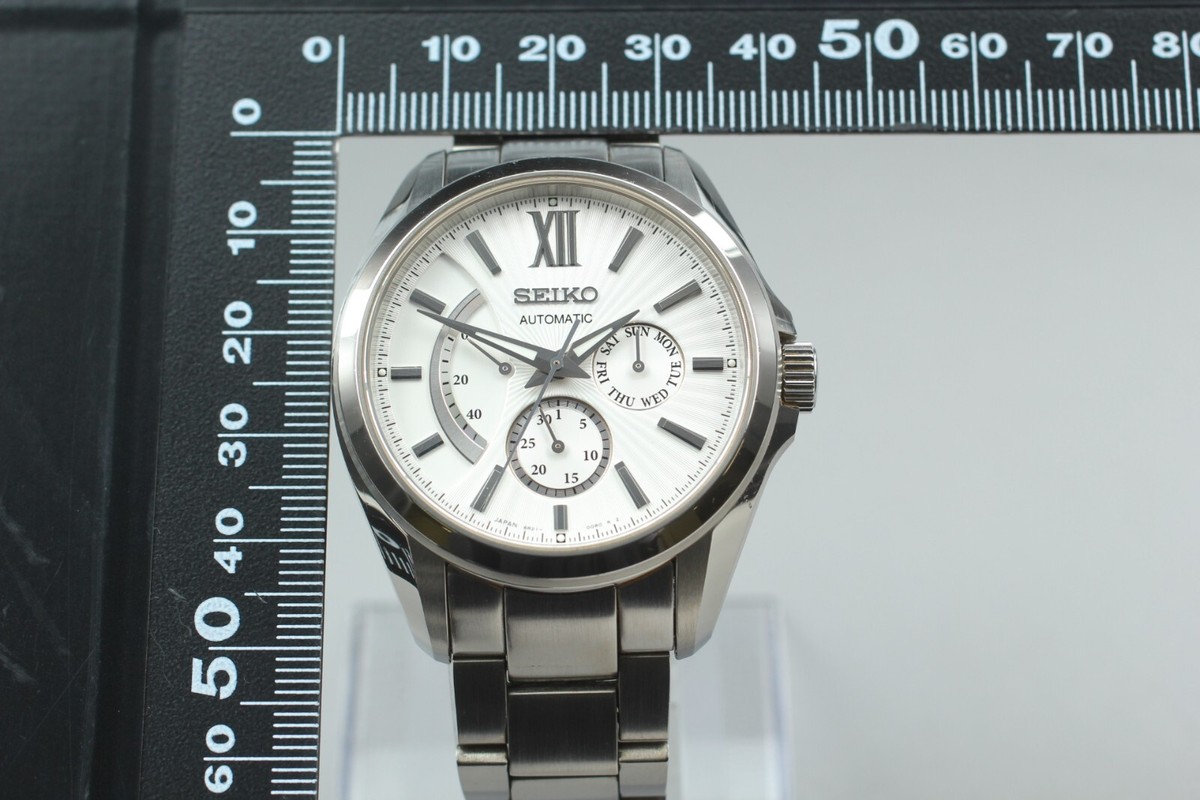 SEIKO ブライツ 自動巻き 腕時計 SDGC021 Seiko Brightz SDGC021 Power reserve White Silver Sapphire