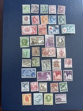 AUSTRALIA 1950-1959 Mix 36 Stamps,1 MNH,35 Used,F/VF, See Photos