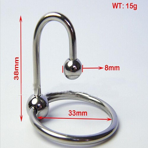 Dilatador de acero inoxidable expansor metal uretral estiramiento pene tapón - Imagen 5 de 6