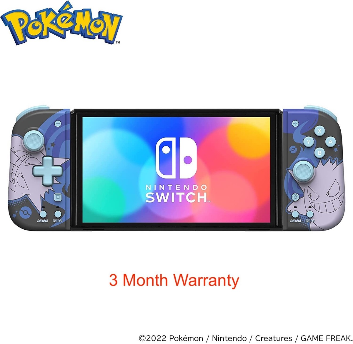 HORI Nintendo Switch Split Pad Compact Controller Pokémon Gengar