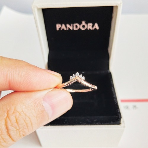 New Pandora Ring Rose Gold Tiara 
