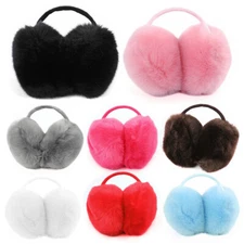 Winter Super Soft Ear Muffs Warmer Ladies Girls Womens Earflaps Cosy Warm Cold #