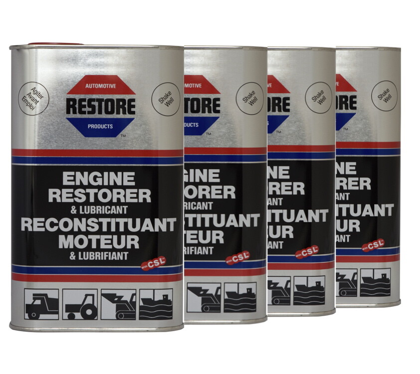 RESTORE Truck, Bus, Tractor, Digger engines - 4L AMETECH ENGINE RESTORER OIL